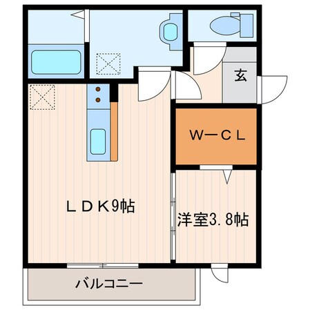 掛川駅 徒歩23分 3階の物件間取画像